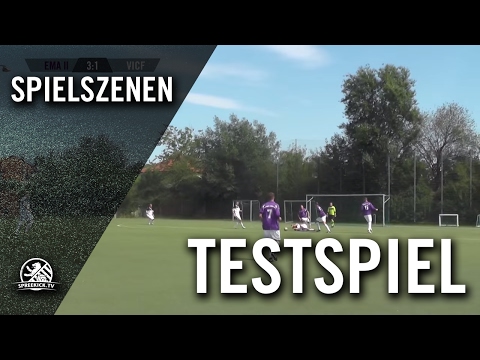 BSV Eintracht Mahlsdorf II - BSV Victoria Friedrichshain (Testspiel) - Spielszenen | SPREEKICK.TV