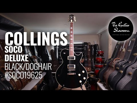Collings Soco Deluxe Black/Doghair - The Guitar Showroom UK