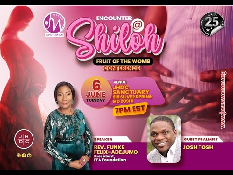 Jesus House DC | Jesus Women | Encounter Shiloh Fruit Of The Womb | Rev. Funke Felix -Adejumo