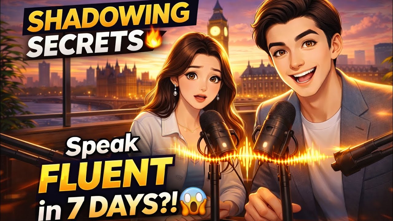 Shadowing Secrets 🔥 Speak English FLUENT in 7 Days?! 😱