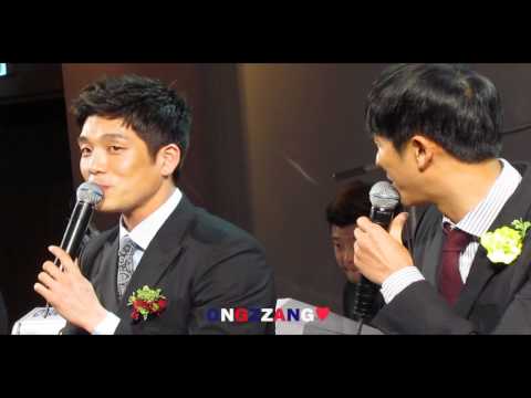 131127 2AM 미니라이브 토크 너뿐이야 소개 Introducing Changmin's song