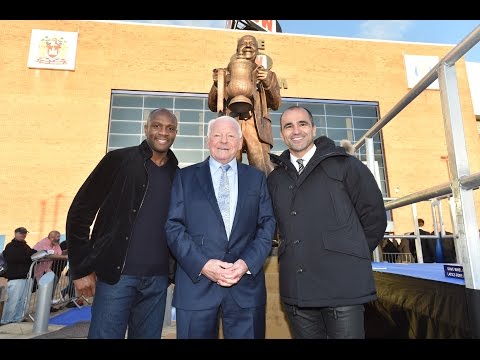 DW STATUE: Dave Whelan gives us his thoughts after unveiling his statue at the DW Stadium