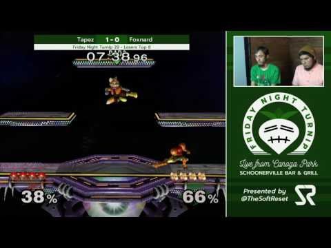 FNT 29 - Tapez (Samus) vs. Foxnard (Fox) - SSBM Losers Top 8 - Smash Melee