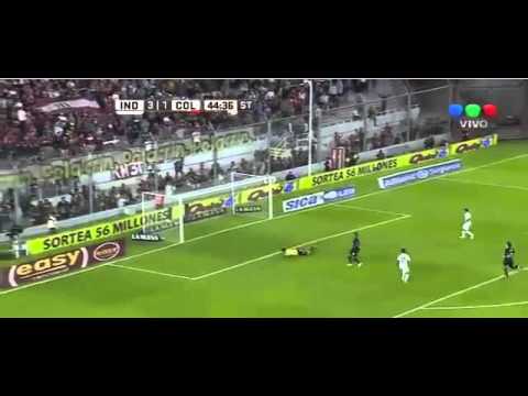 Gol de Emiliano Rigoni independiente 4 = colon 1