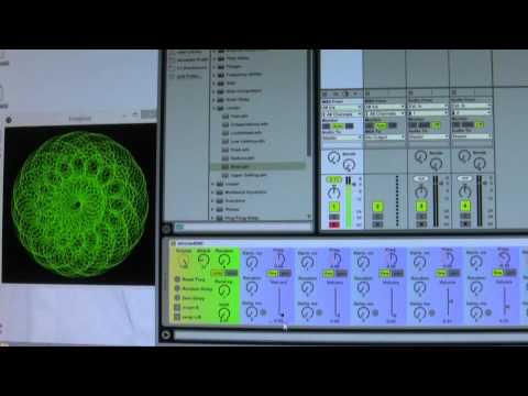 Max for Live oscilloscope patches