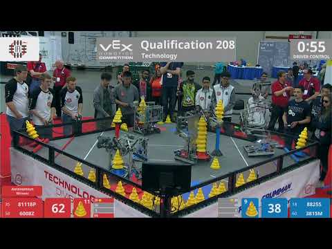 2018 VRC Tech Q208 - 81118P 6008Z vs 8825S 3815M - 115 to 108