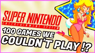 Top 100 SNES Games You Couldn't Play! - Great Japanese Super Famicom Exclusives