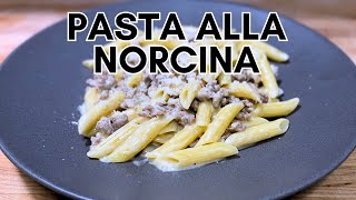 Easy Creamy Pasta alla Norcina | Sausage, Wine, & Cream Recipe