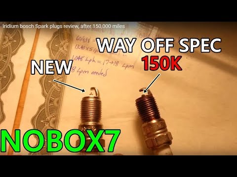 Iridium bosch Spark plugs review, after 150,000 miles