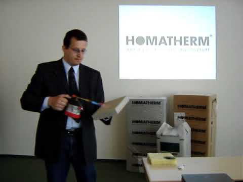 Brandvergleich HOMATHERM®-Dämmstoff gegen die Mineralwolle