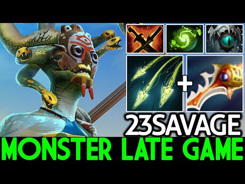 23SAVAGE [Medusa] Monster Late Game with Rapier + Split Shot Dota 2