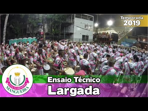 Mangueira 2019 - Bateria no ensaio técnico (Largada) - Apoteose ao vivo - #ET19