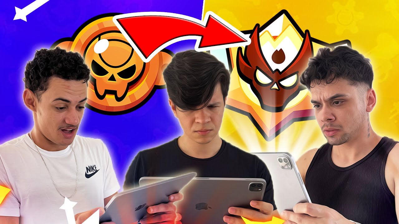 MODO RANKEADO ATÉ PERDER no BRAWL STARS! 😎