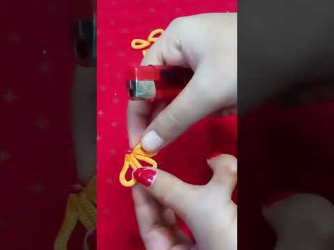 Easy and new design macrame flower | 1 minute video #shorts #DIY