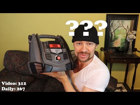 Schumacher Portable Power Supply Review: 1200 peak amps, air compressor, jump start vehicle battery!