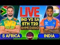 INDIA Vs SOUTH AFRICA Live Match Scores IND Vs SA 5th T20I Live Match Today Live Cricket Match