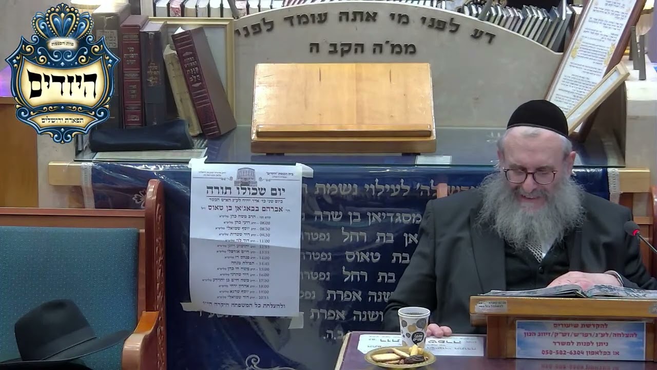 הרב יהושע ויזגן מסכת חולין דף עד עמוד ב' המשך