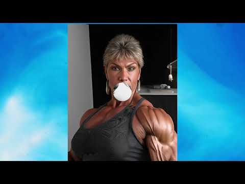 Fabulous bodybuilders over 60 created with A.I.