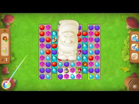 Gardenscapes level 32 No Boosters - 12 Moves 🌱 Gameplay Walkthrough (Android, iOS) Playrix