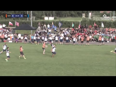 EYUC 2017 - Nederland vs Italy - U20 Women - Ultimate frisbee