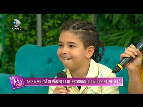 Teo Show (13.03.2020) - Aris Negoita si parintii lui, programul unui copil vedeta!