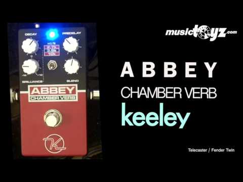 Keeley Abbey Chamber Verb Vintage Reverb 2010s - Red / Black image 8
