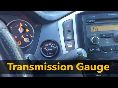 How to Install a Transmission Temperature Gauge (Actron SP0F000049 Bosch Style Line 2")