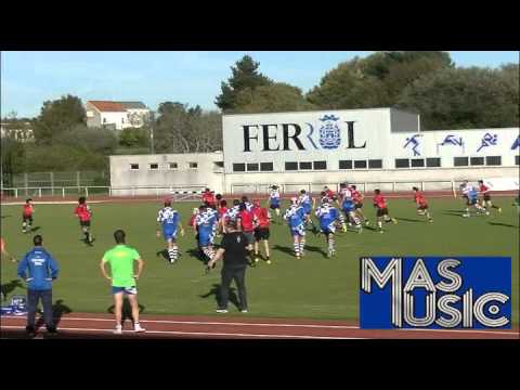 highlights j01 Club Rugby Ferrol - Pontevedra Rugby 07/11/2015