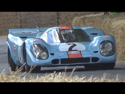 The Beautiful Gulf Porsche 917K from the film 'Le Mans'