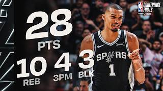 Download lagu Wemby Makes FRANCHISE HISTORY with 28-PT 10-REB Game 6 vs Thunder | May 28, 2026 mp3