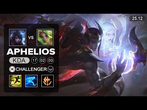 Aphelios vs Zeri ADC - KR Challenger - Patch 25.12 Season 15