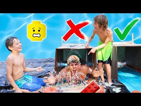 DO NOT Slip n Slide Through The WRONG MYSTERY BOX - LEGOS = PAiNFUL!