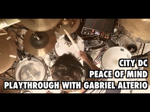 City DC - Peace Of Mind - DRUM PLAYTHROUGH with Gabriel Alterio