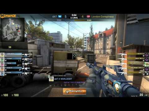 London Conspiracy vs. dAT Team | Halbfinale, Caseking of the Hill #8 | (de_overpass) Map 3