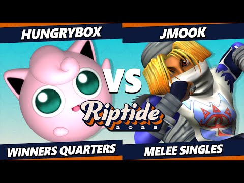 Riptide 2025 - Hungrybox (Jigglypuff) Vs. Jmook (Sheik) Smash Melee - SSBM