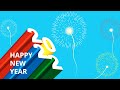 2022 New Year PowerPoint Slide With Firework Animations