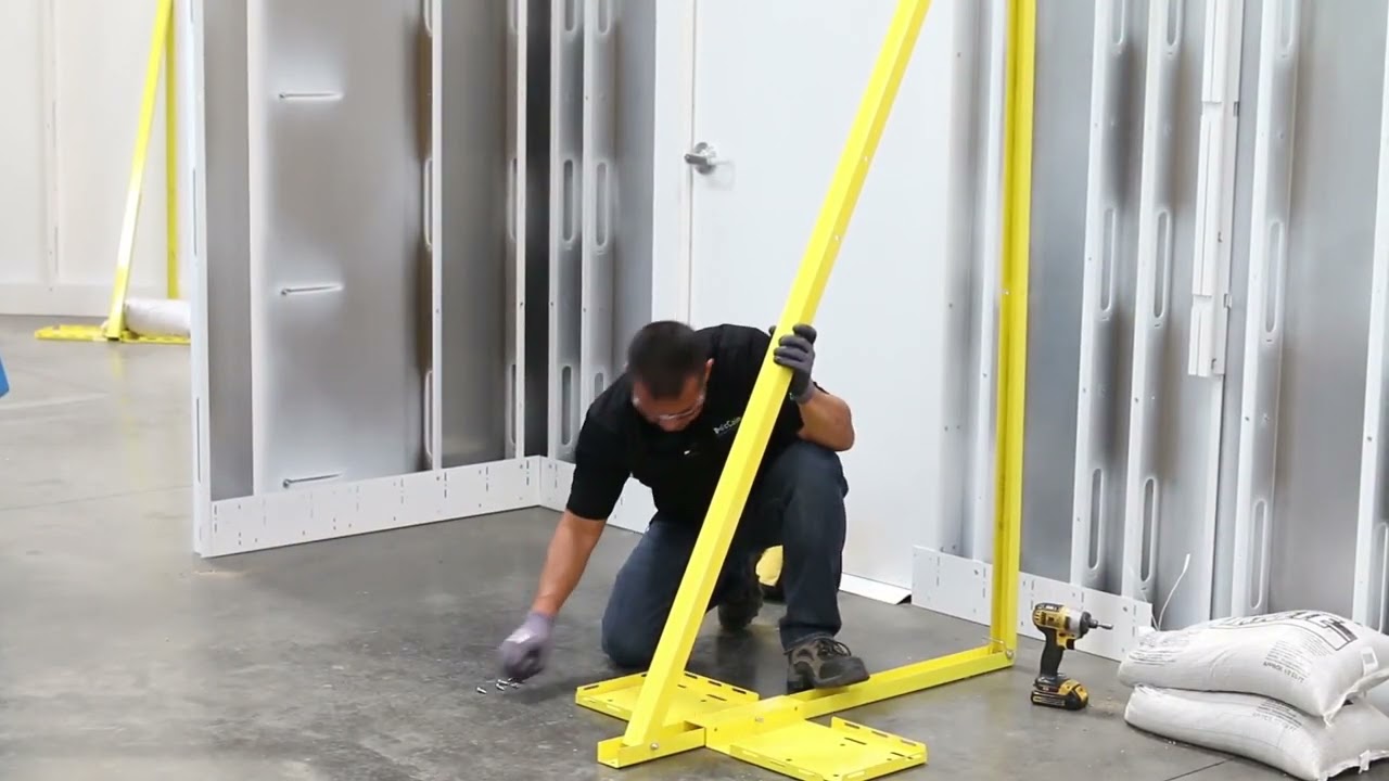 SwiftWall® Max | Tutorial on How to Install a Wall Stand Mount for Temporary Modular Wall Systems