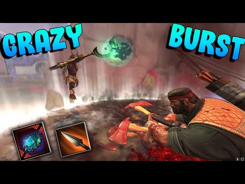 PURE HP% BURST ULLR DEALS WAY TOO MUCH DAMAGE AT RANGE- Masters Ranked Duel - SMITE