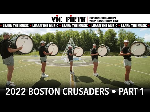 LEARN THE MUSIC | 2022 Boston Crusaders Bass Drum Line | PART 1