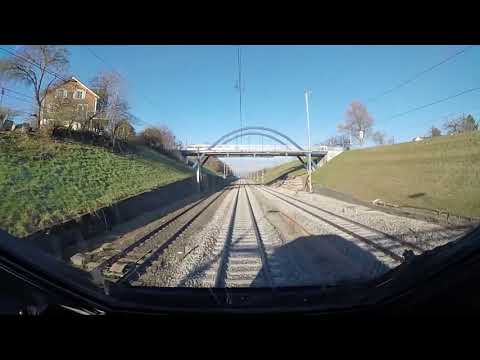 Führerstandsmitfahrt SBB ICN St  Gallen - Zürich