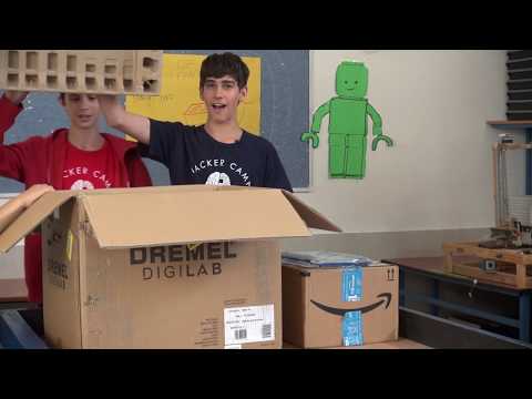 TLW JHC 2019 - Unboxing the Dremel 3D45 3D Printer / קייטנת ההאקרים תשעט - פותחים את המדפסת