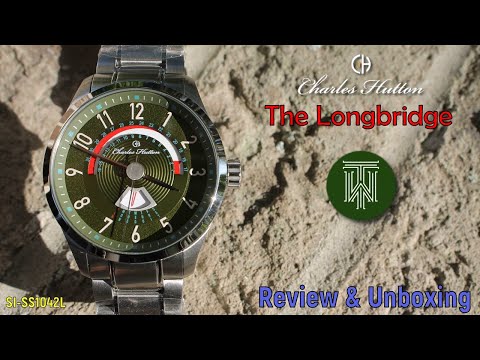 Charles Hutton "Longbridge" 100m Multi-Date Watch - Review & Unboxing (SI-SS1042L / VX43E)
