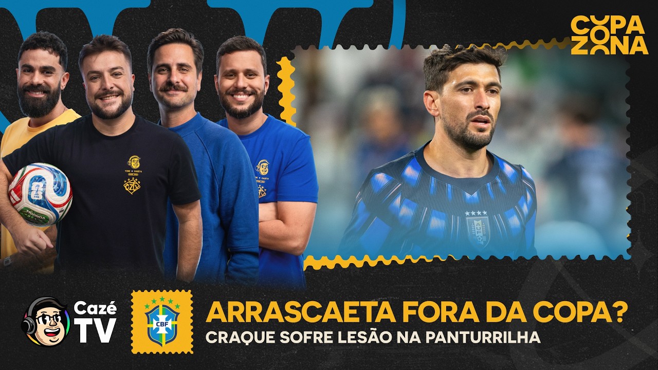 ARRASCAETA FORA DA COPA DO MUNDO? CRAQUE DO URUGUAI PASSARÁ POR EXAMES | COPAZONA