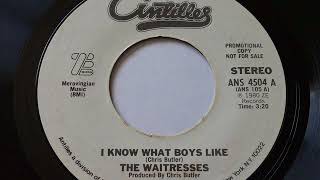 Waitresses - I Know What Boys Like  45rpm