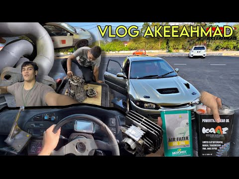 Vlog AkeeAhmad Edisi : Banana Crack, Boost by Speed(Gear) Fueltech, re-Port Block RXZ WDY