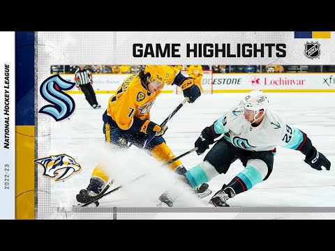 Kraken @ Predators 3/23 | NHL Highlights 2023