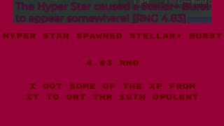 HYPERSTAR SPANWED A STELLAR+ BURST!! (@ZakiGuinto's prespective)