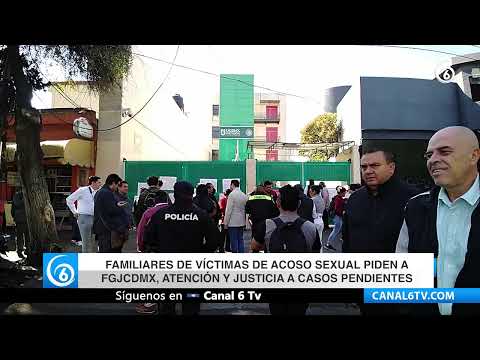 Video: Familiares de víctimas de acoso sexual piden a FGJCDMX, atención y justicia a casos pendientes