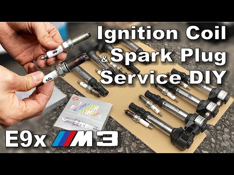 Spark Plug and Ignition Coil Service for BMW E90 E92 E93 M3 S65 Engine