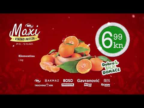 MAXI VIKEND AKCIJA 09.12. - 12.12.2021.